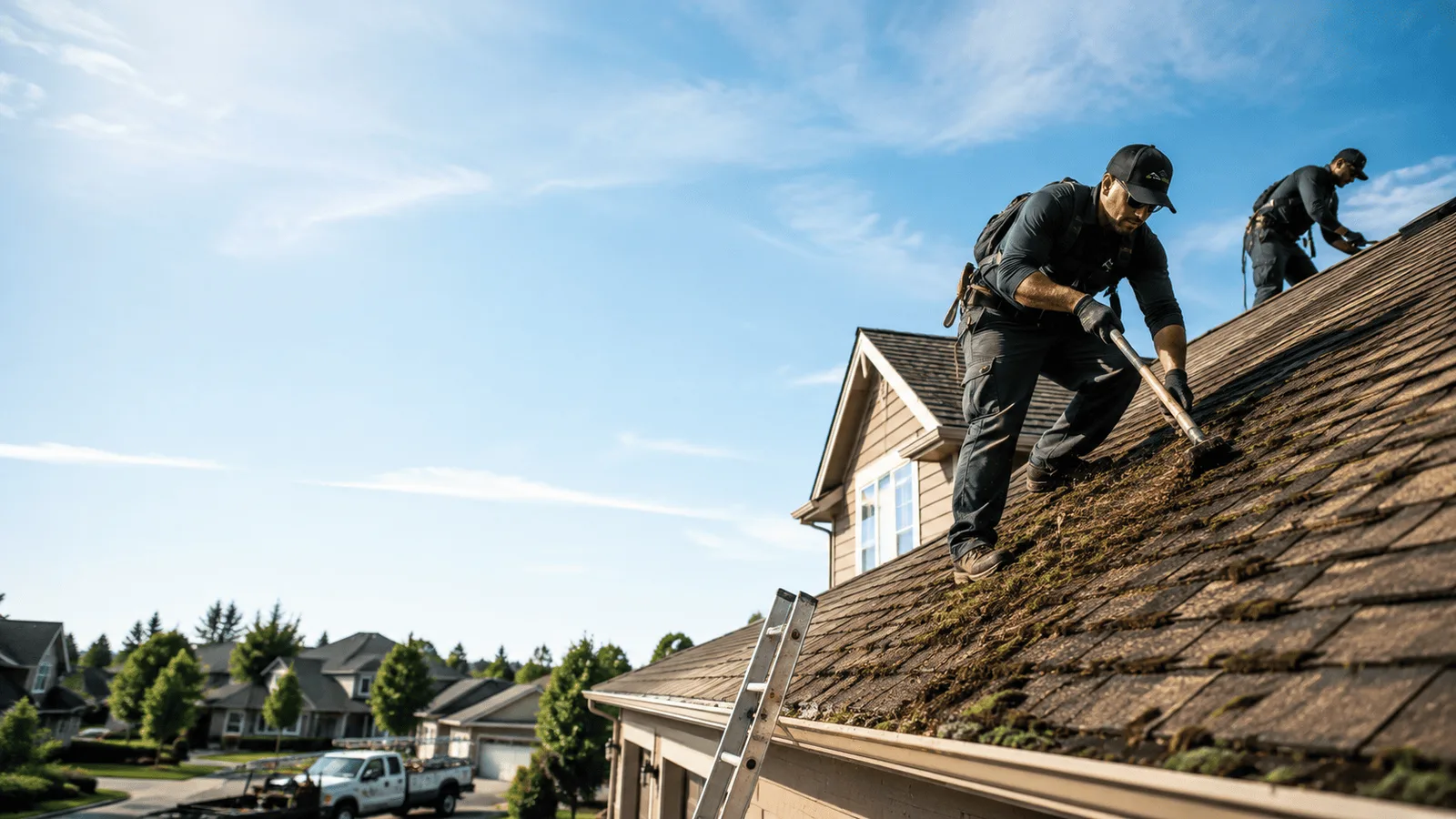 Roof Moss Removal in Eagle, MI near me